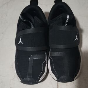 Jordan Kids Black and White Sneakers